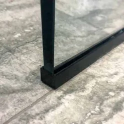 ABACUS Wet Room 8mm Glass Surface Channel 2000mm - Matt Black | Premium Shower Support Channel -Bathroom Sales Shop matt black end cap 4