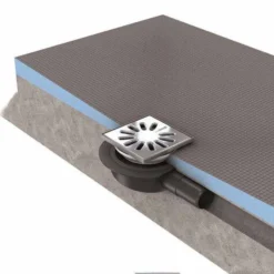 Wedi Fundo Riolito Neo Shower Tray - 1600 x 1000mm with 800mm Channel | Premium Wet Room Solution -Bathroom Sales Shop mini max waste 3 4