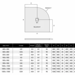 MX Minerals 800 X 800mm Ice White Slate Effect Quadrant Shower Tray | Premium Quality 7 MX Minerals 800 X 800mm Ice White Slate Effect Quadrant Shower Tray | Premium Quality -Bathroom Sales Shop mx slate quad tech
