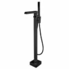 Niagara Soho Matt Black Square Waterfall Freestanding Bath Shower Mixer Tap -Bathroom Sales Shop niagara soho tap 9088bl