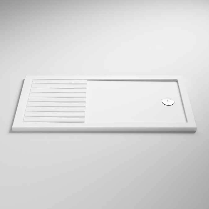 Nuie 1400 x 900mm Walk-in Shower Tray with FREE Waste - Durable & Stylish 3 Nuie 1400 x 900mm Walk-in Shower Tray with FREE Waste - Durable & Stylish