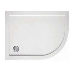Zamori Offset Quadrant Shower Tray 1200 x 800 mm - Right Hand - Z1202