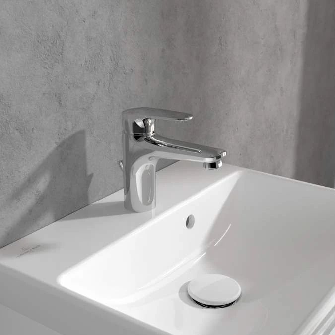 Villeroy & Boch O.novo Start Single Lever Basin Mixer Tap with Pop Up Waste - Chrome 4 Villeroy & Boch O.novo Start Single Lever Basin Mixer Tap with Pop Up Waste - Chrome - Image 2