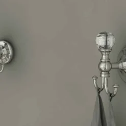 Oriental Crystal Robe Hook - Stylish Chrome, Gold & Black Chrome Finish - Origins Living -Bathroom Sales Shop oriental crystal lifestyle 8 1