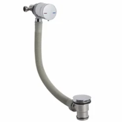 Scudo Chrome Overflow Bath Filler Tap - Premium Quality Bath Filler for Modern Bathrooms