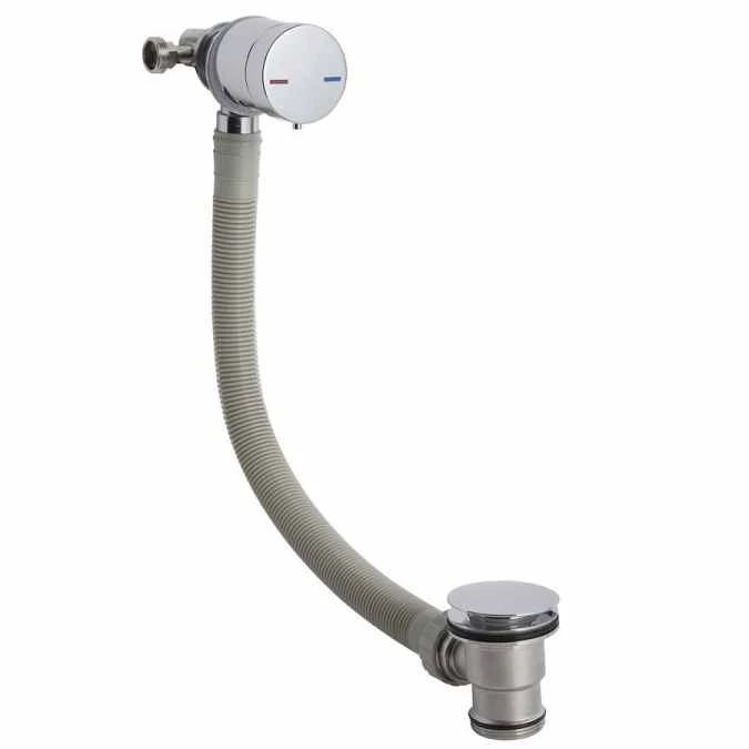 Scudo Chrome Overflow Bath Filler Tap - Premium Quality Bath Filler for Modern Bathrooms 3 Scudo Chrome Overflow Bath Filler Tap - Premium Quality Bath Filler for Modern Bathrooms