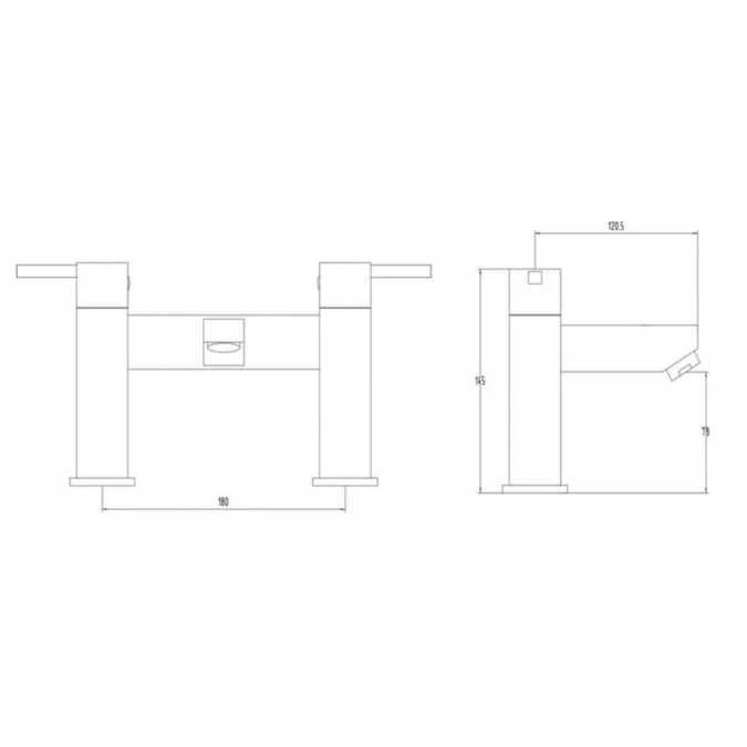 Sagittarius Pablo Bath Filler Tap | Elegant Bathroom Taps | High-Quality Bath Taps 4 Sagittarius Pablo Bath Filler Tap | Elegant Bathroom Taps | High-Quality Bath Taps - Image 2