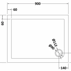 Nuie 900 x 700 Rectangle Shower Tray with FREE Waste - Durable & Stylish 6 Nuie 900 x 700 Rectangle Shower Tray with FREE Waste - Durable & Stylish -Bathroom Sales Shop pearlstone 900x700 1