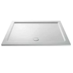 Nuie 1600 X 900mm Rectangle Shower Tray with FREE Waste - Durable & Stylish -Bathroom Sales Shop pearlstone rectangle centre tray 7