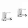 Francis Pegler Araya Basin Taps Pair - Chrome Finish, Modern Bathroom Taps -Bathroom Sales Shop pegler 4S1201 1