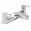Francis Pegler Araya Deck Mounted Bath Filler Tap - Modern Design, Chrome Finish -Bathroom Sales Shop pegler 4S1203 1