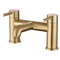 Pomeranian Bath Filler - Brushed Brass | Stylish Bathroom Tap