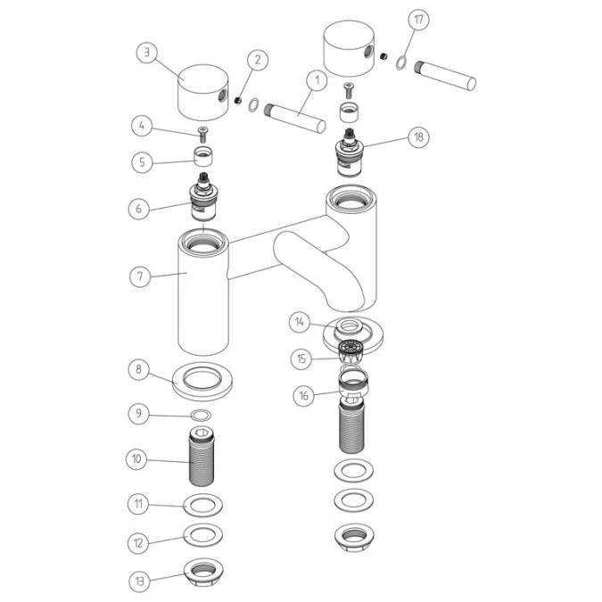 Pomeranian Bath Filler - Chrome | Premium Bathroom Tap | Stylish & Durable 4 Pomeranian Bath Filler - Chrome | Premium Bathroom Tap | Stylish & Durable - Image 2