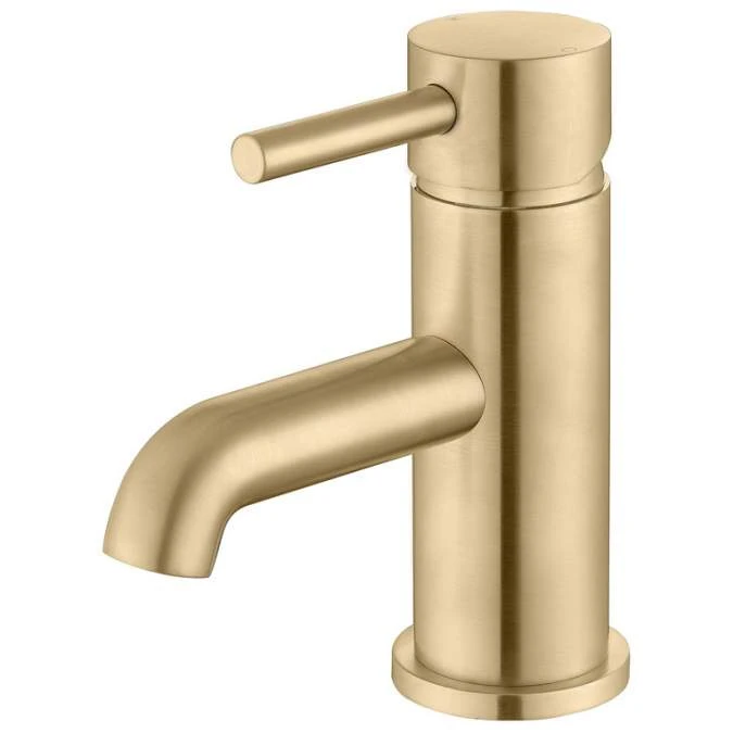 Pomeranian Mono Basin Tap - Brushed Brass | Stylish Bathroom Tap 3 Pomeranian Mono Basin Tap - Brushed Brass | Stylish Bathroom Tap