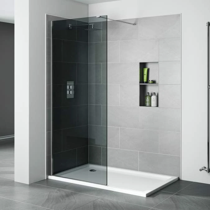 Prestige2 800mm Smoked Wetroom Shower Screen - 10mm Glass by Frontline Bathrooms 5 Prestige2 800mm Smoked Wetroom Shower Screen - 10mm Glass by Frontline Bathrooms - Image 3