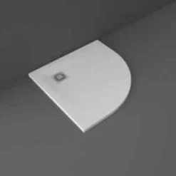 RAK 1600 x 900mm Stone Resin Shower Tray - Durable & Customisable Rectangle Shower Base -Bathroom Sales Shop rak offset 1