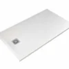 RAK 1600 x 900mm Stone Resin Shower Tray - Durable & Customisable Rectangle Shower Base 2 RAK 1600 x 900mm Stone Resin Shower Tray - Durable & Customisable Rectangle Shower Base -Bathroom Sales Shop rak white 1