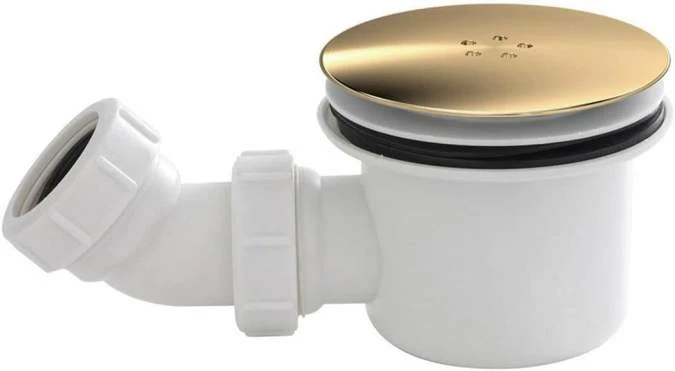 Scudo 90mm Fast Flow Shower Waste Brushed Brass - High-Performance Shower Drain 3 Scudo 90mm Fast Flow Shower Waste Brushed Brass - High-Performance Shower Drain