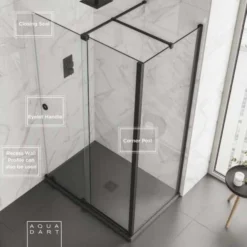Rolla 8 1200mm Frameless Sliding Door Corner Enclosure - Premium Shower Solution 13 Rolla 8 1200mm Frameless Sliding Door Corner Enclosure - Premium Shower Solution -Bathroom Sales Shop rolla8 image 3