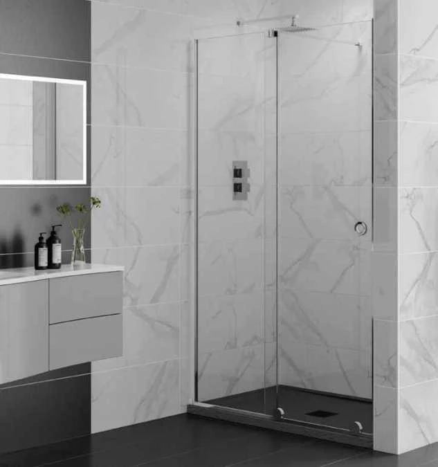 Rolla 8 1400mm Recess Frameless Sliding Shower Door - Premium Quality & Sleek Design 3 Rolla 8 1400mm Recess Frameless Sliding Shower Door - Premium Quality & Sleek Design