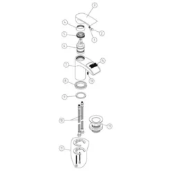 Rouen Basin Mixer | Modern Bathroom Tap | High-Quality Basin Taps -Bathroom Sales Shop rouen basin mixer parts