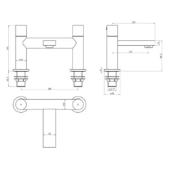 Chrome Runner Bath Filler - Modern Bath Taps for Stylish Bathrooms -Bathroom Sales Shop runner bath filler tech
