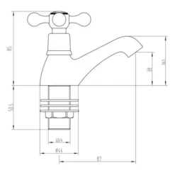 Saxony Bath Pillar Taps | Chrome Finish | Modern Bathroom Taps -Bathroom Sales Shop saxony bath pillar taps tech