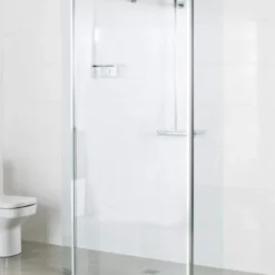 Roman Showers Select 300 Pivoting Deflector Panel - 343mm Width, 8mm Glass - Premium Shower Enclosure Accessory -Bathroom Sales Shop select3 4
