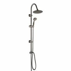 Ulva Overhead Twin Shower Rigid Riser Kit - Highlife Bathrooms | Premium Slide Rail Kit