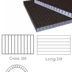 ABACUS Elements Wall Pre-Slit Board for Curved Walls - 1210 x 600 x 80mm -Bathroom Sales Shop slit board 1