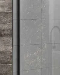 Sommer 1000mm Black Wetroom Glass Panel - Premium Shower Enclosure for Modern Bathrooms