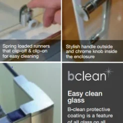 Sommer6 1600mm Sliding Shower Door - Premium Quality, Easy Installation -Bathroom Sales Shop sommer6 detail image 4