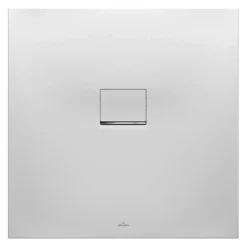 Villeroy & Boch Squaro Infinity Quaryl Shower Tray 900 X 900 - Stone White | Premium Square Shower Tray