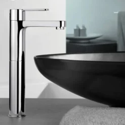 Francis Pegler Strata Chrome Tall Monobloc Basin Mixer Tap - Modern Design 7 Francis Pegler Strata Chrome Tall Monobloc Basin Mixer Tap - Modern Design -Bathroom Sales Shop strata tall