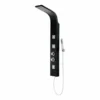 Synergy Alubla Black Shower Tower | Modern Luxury Shower Column | 3-Way Shower System