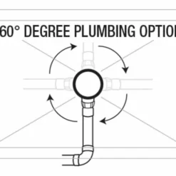 TrayMate Offset Quadrant TM25 Shower Tray - 1100 x 800mm - Right Hand - Durable & Stylish -Bathroom Sales Shop symmetry plumb 32