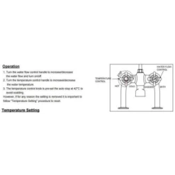 Burlington BT2DS Tay Deck Mounted Traditional Bath Shower Mixer Tap with Rigid Riser & Fixed Head -Bathroom Sales Shop tay temp tech drawing 1