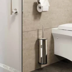 Tecno Project Chrome Toilet Roll Holder With Flap by Origins Living | Stylish Bathroom Accessory -Bathroom Sales Shop tecno project lifestyle 4