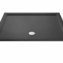 Nuie 1500 x 760 Rectangle Shower Tray in Slate Grey | Free Waste Kit Included -Bathroom Sales Shop tray rdb tr71033 6