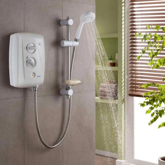 Triton T80Z Fast-Fit 9.5kW White Electric Shower - Instant Hot Water 4 Triton T80Z Fast-Fit 9.5kW White Electric Shower - Instant Hot Water - Image 2