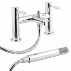 Nuie Series 2 Bath Shower Mixer Tap - Chrome | Modern Bathroom Taps