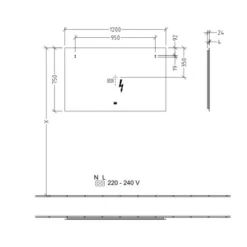 Villeroy & Boch More To See Lite Rectangle LED Bathroom Mirror 1200 X 750mm - Modern Illuminated Bathroom Mirror -Bathroom Sales Shop vb more to see lite 1200x900 tech