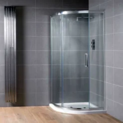 Aquadart Venturi 8 1200 X 900mm Single Door Quadrant Shower Enclosure - Sleek & Modern Design