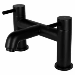 Vema Maira Bath Filler Tap In Black (DITB2150) - Modern Black Bath Tap