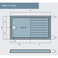 Vantage Walk In Shower Tray 1700mm x 700mm - High-Quality Eastbrook Shower Base 6 Vantage Walk In Shower Tray 1700mm x 700mm - High-Quality Eastbrook Shower Base -Bathroom Sales Shop wSize Diagram Vantage Walk In Tray 1