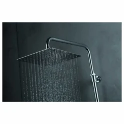 Vema Thermostatic Shower Column with Fixed Head & Riser - Stainless Steel Shower Kit -Bathroom Sales Shop wVema Lifestyle 2 2