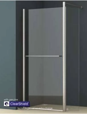 ABACUS Direct E Series 900mm Walk In Shower Screen with Hinged Return - Premium Shower Enclosure 3 ABACUS Direct E Series 900mm Walk In Shower Screen with Hinged Return - Premium Shower Enclosure