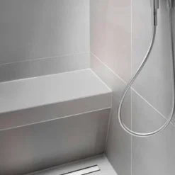 Wedi Sanoasa Tileable Bench 2 - Angled - 1200mm | Premium Wet Room Bench | Wedi Wetrooms -Bathroom Sales Shop wedi angled bench 1