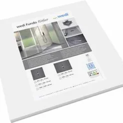 Wedi Fundo Riofino Shower Tray - 900 x 900mm Linear Drain | Premium Wet Room Solution 17 Wedi Fundo Riofino Shower Tray - 900 x 900mm Linear Drain | Premium Wet Room Solution -Bathroom Sales Shop wedi fundo riofino pack 2