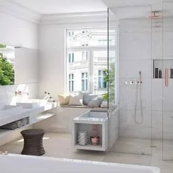 Wedi Sanoasa Tileable Corner Seat - 800 X 400 X 100mm | Wet Room Corner Seat | Wedi Wetrooms -Bathroom Sales Shop wedi sanoasa tileable seat